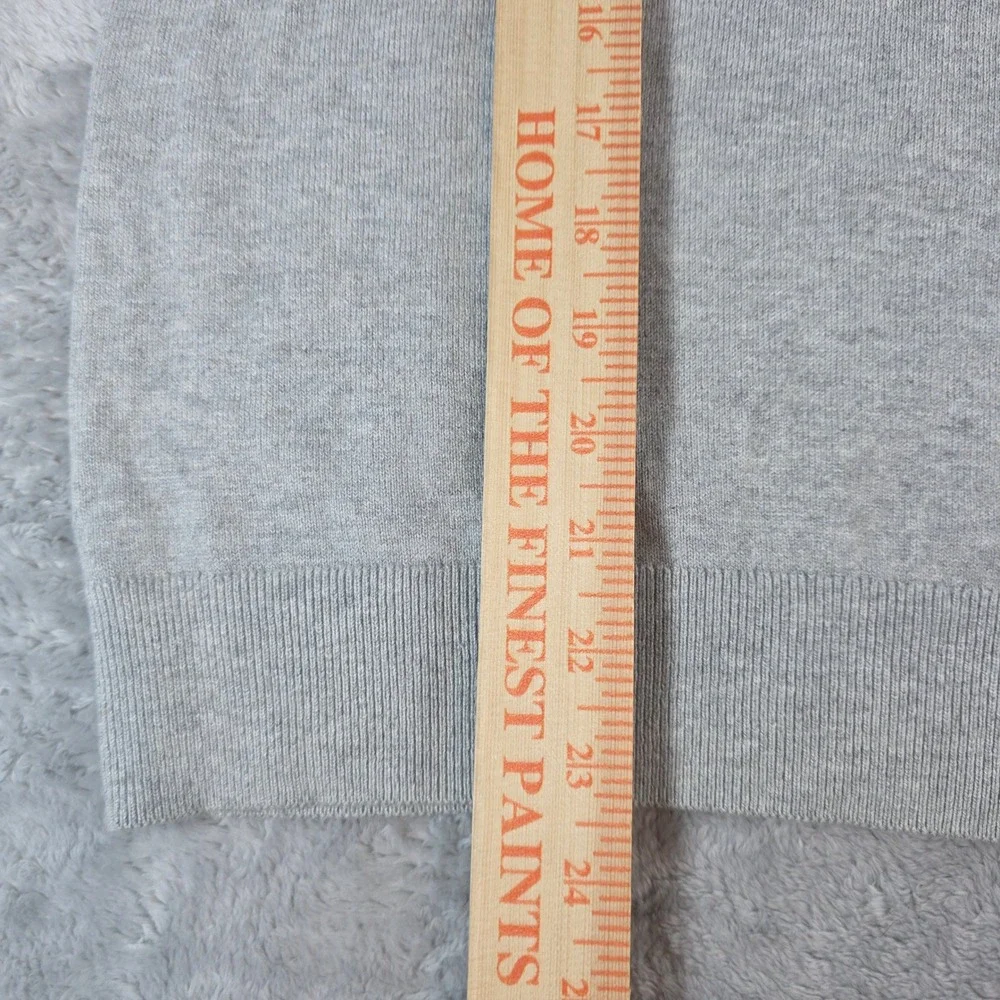 Banana Republic Mens XSmall Grey V-Neck Sweater Silk Cashmere Blend